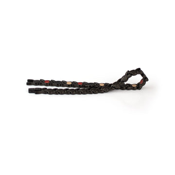 Eclipse - Negative Ion Bracelet, Black Stainless Steel